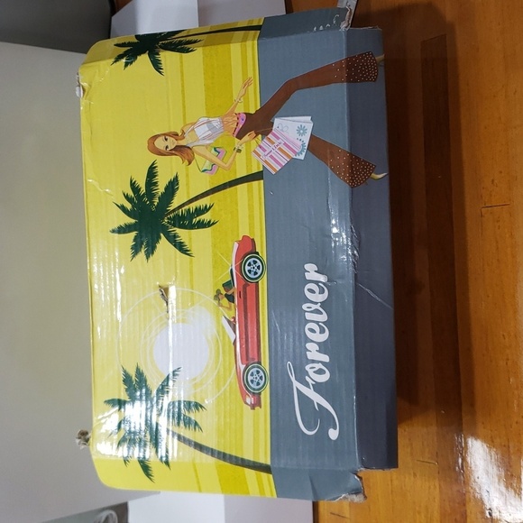 Forever. Taupe; Man Made Leather Wedges; Round Toe. Size 8. NIB - Picture 2 of 12